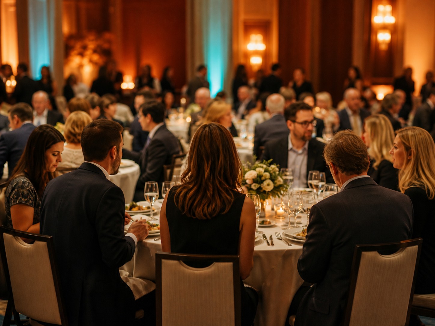 Community dinner event visual