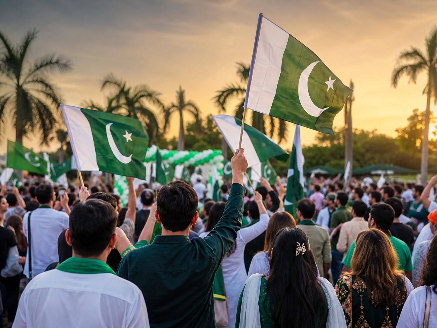 Pakistani community Independence Day celebration visual